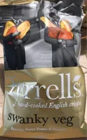 Tyrrells Golden Swanky Vegetable Crisps