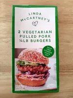 Vegetarian pulled pork 1/4lb burger