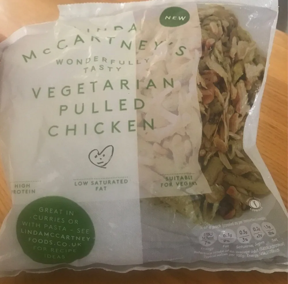Vegetarian pulled chicken