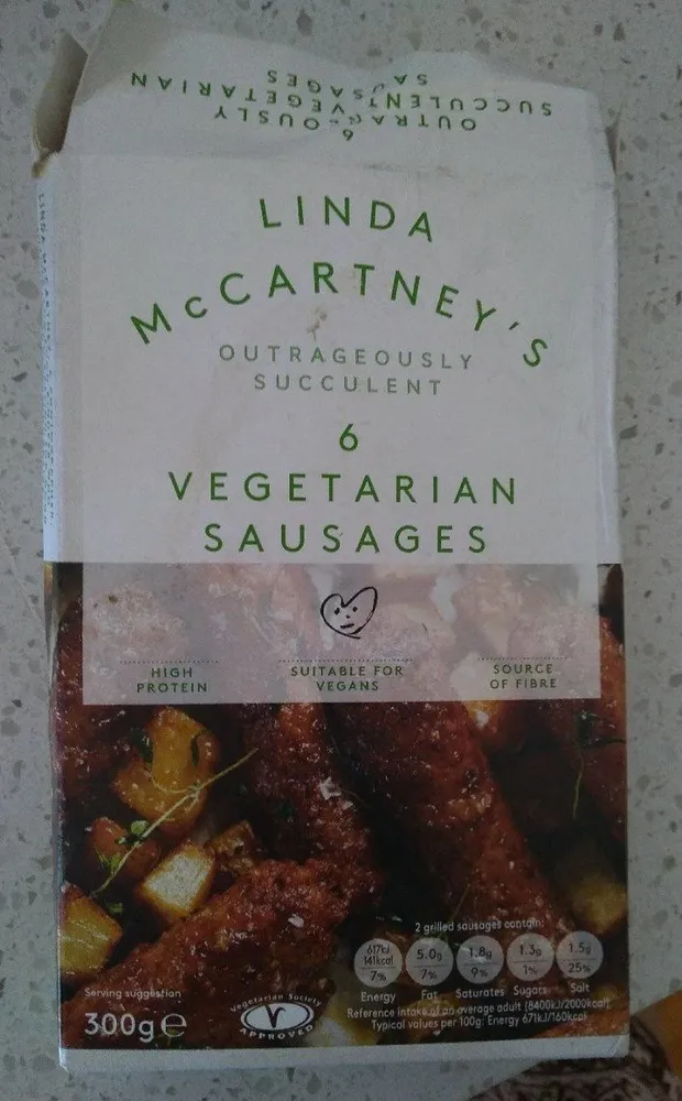 Vegetarian sausage