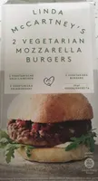 Vegetarian mozzarella burger