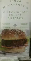 2 vegetarian pulled burgers
