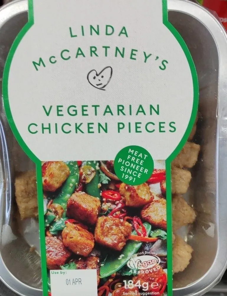 Vegetarian chicken pieces