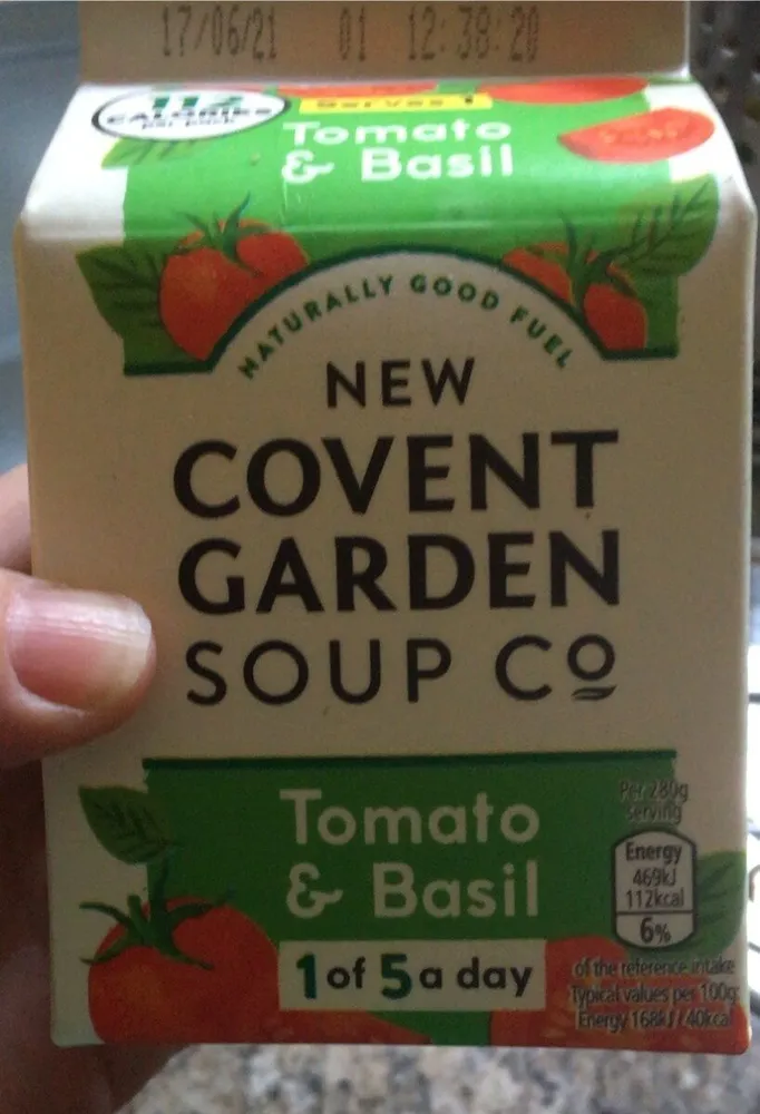 Tomato and basil soup