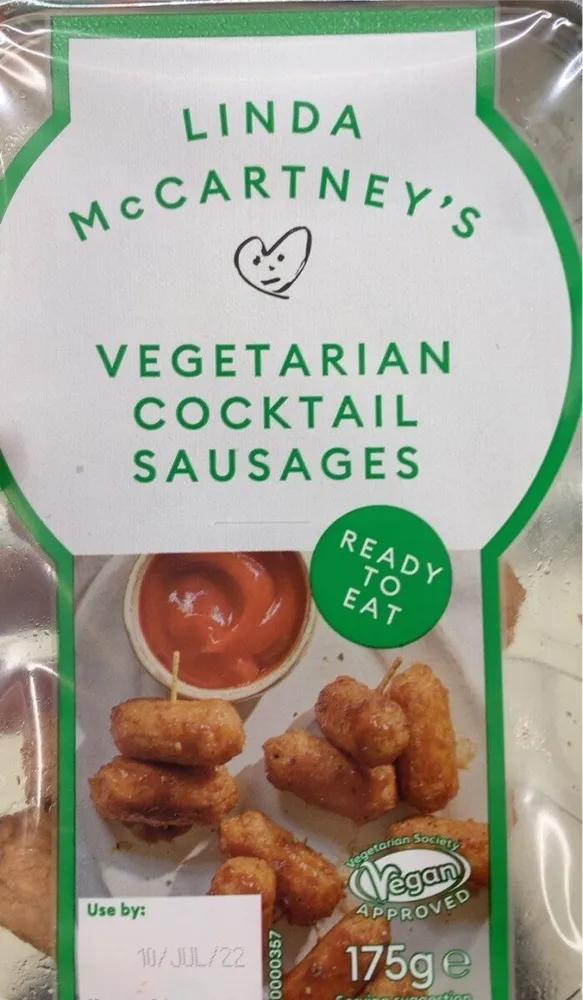 Vegetarian coctail sausages