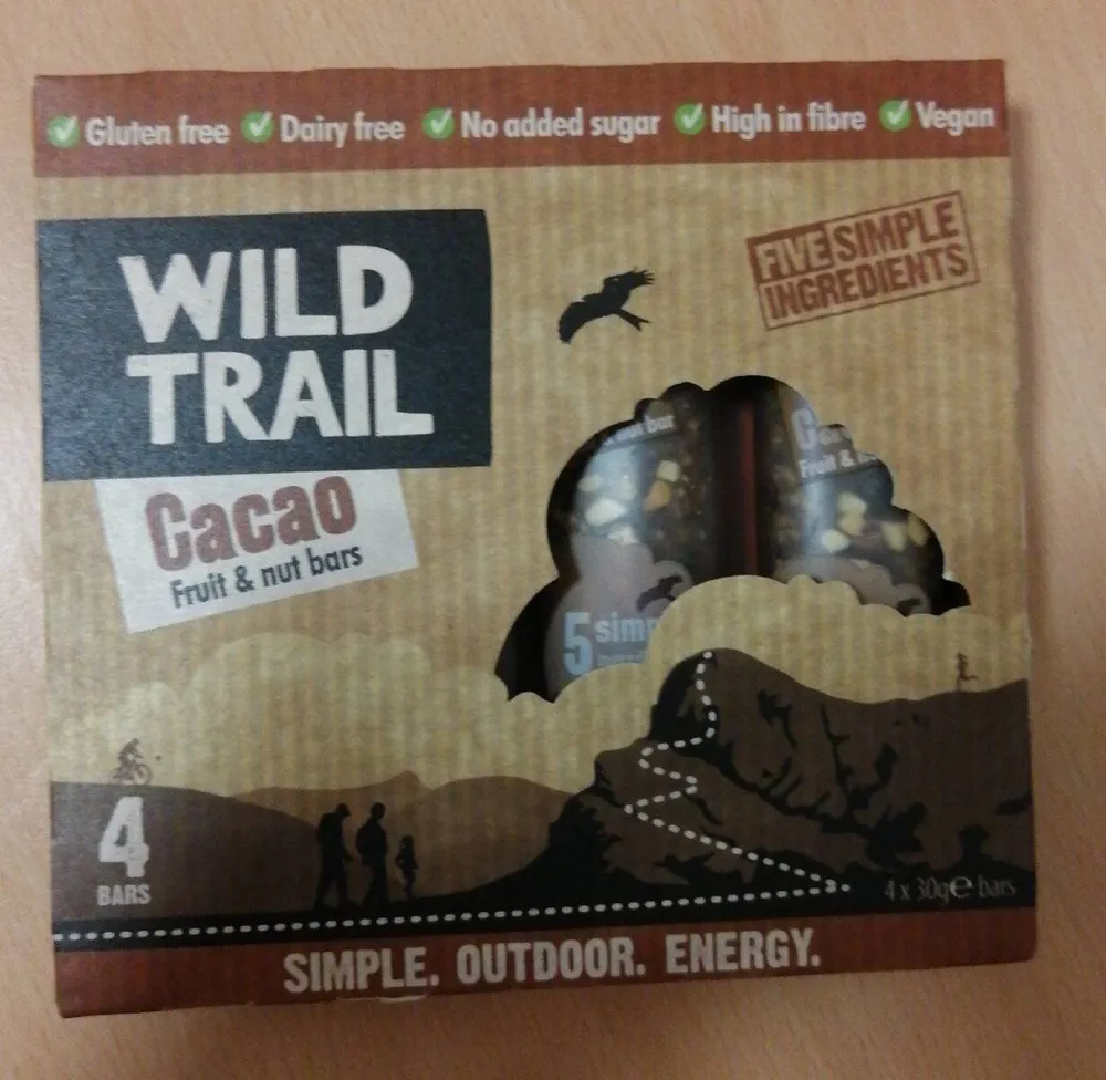 Caco fruit & nut bars