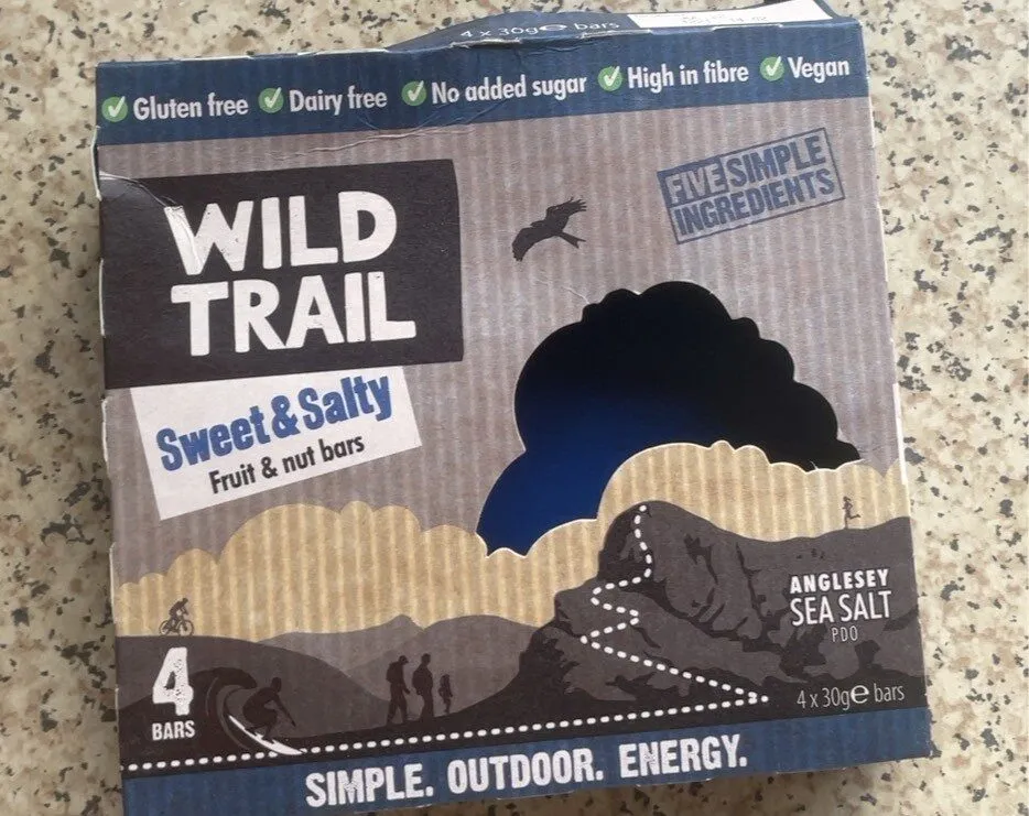 Wild trail sweet and salty fruit & nut bars
