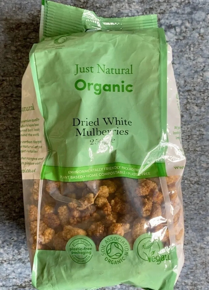 Organic Dried White Mulberries