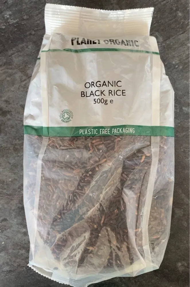Organic black rice