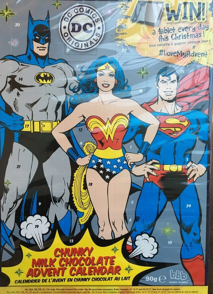 Calendrier de l’Avent au Chocolat au Lait DC Comics