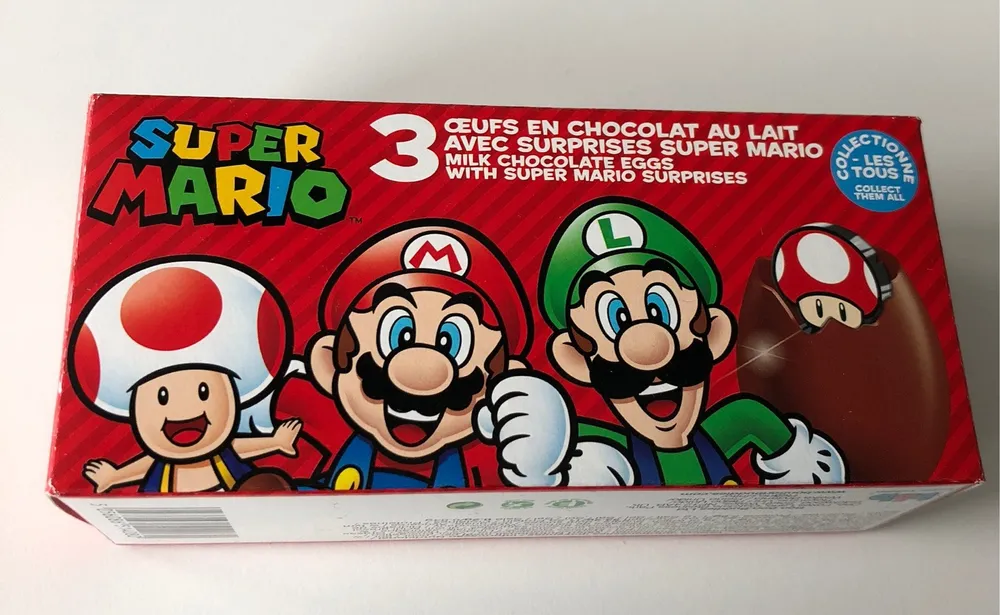 Oeufs en chocolat Super Mario