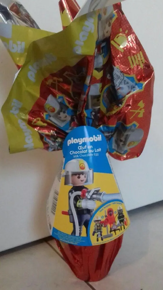 Oeuf en chocolat Playmobil