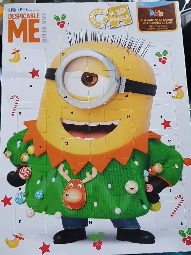 Calendrier de l'Avent Minion