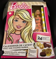 Calendrier De l'Avent avec poupée Barbie