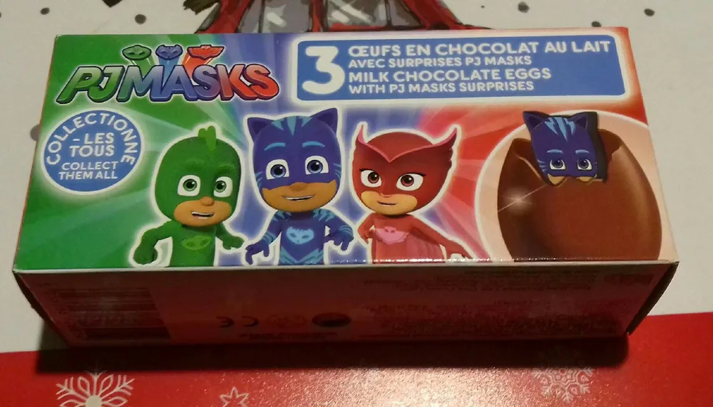 Oeufs en chocolat au lait PJMASKS