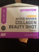 Active women collagen beauty shot