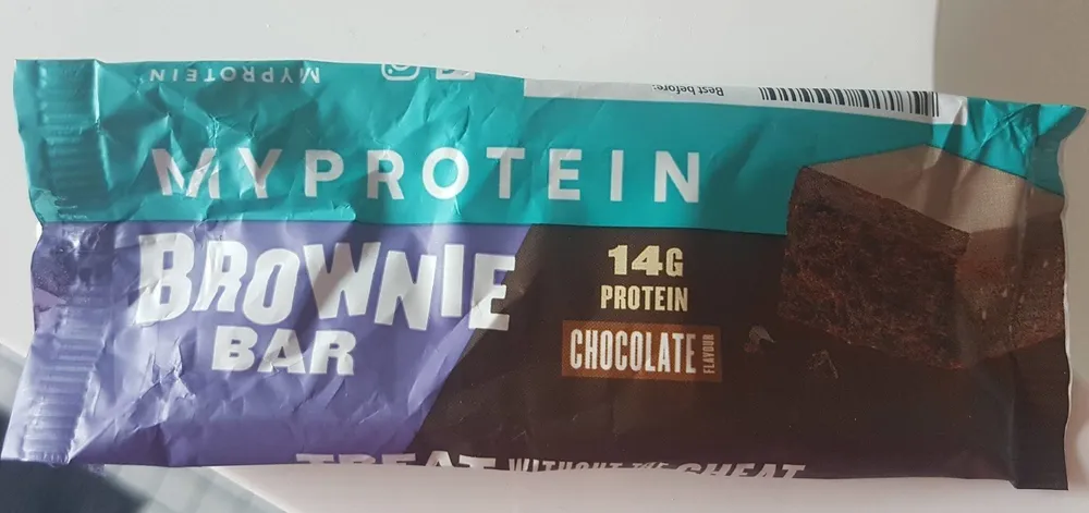 My protein brownie bar