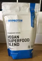 Vegan superfood blend strawberry stevia