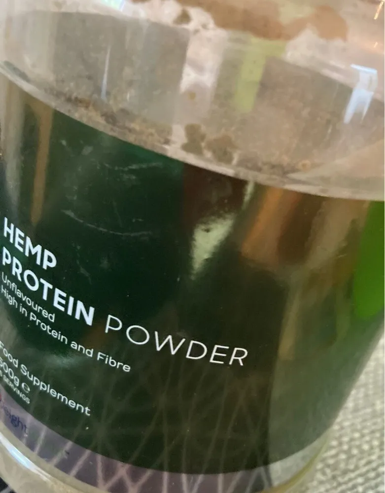 Hemp protein powder