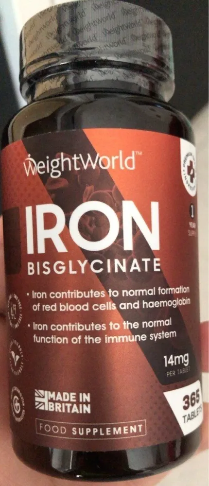 Complement alimentaire Fer IRON Bisglycinate