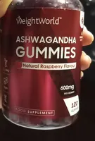 Ashwagandha Gummies Natural Raspberry Flavour