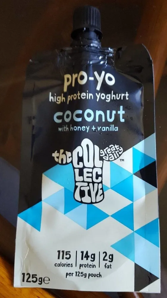 High protein yoghurt coconut