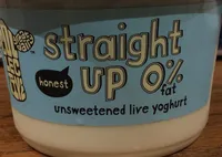 Straight up 0% unsweetened live yoghurt