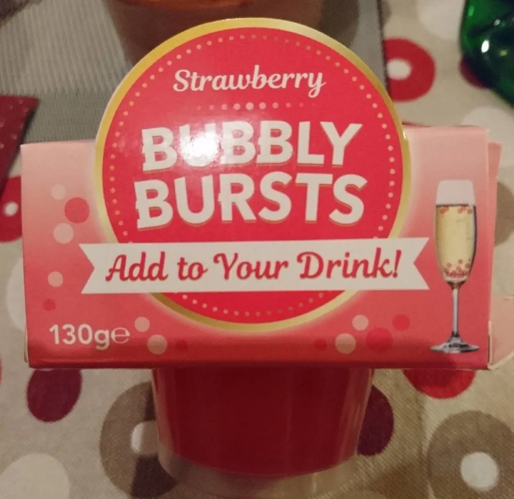 Bubbly bursts strawberry