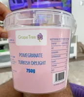 Pomegranate turkish delight