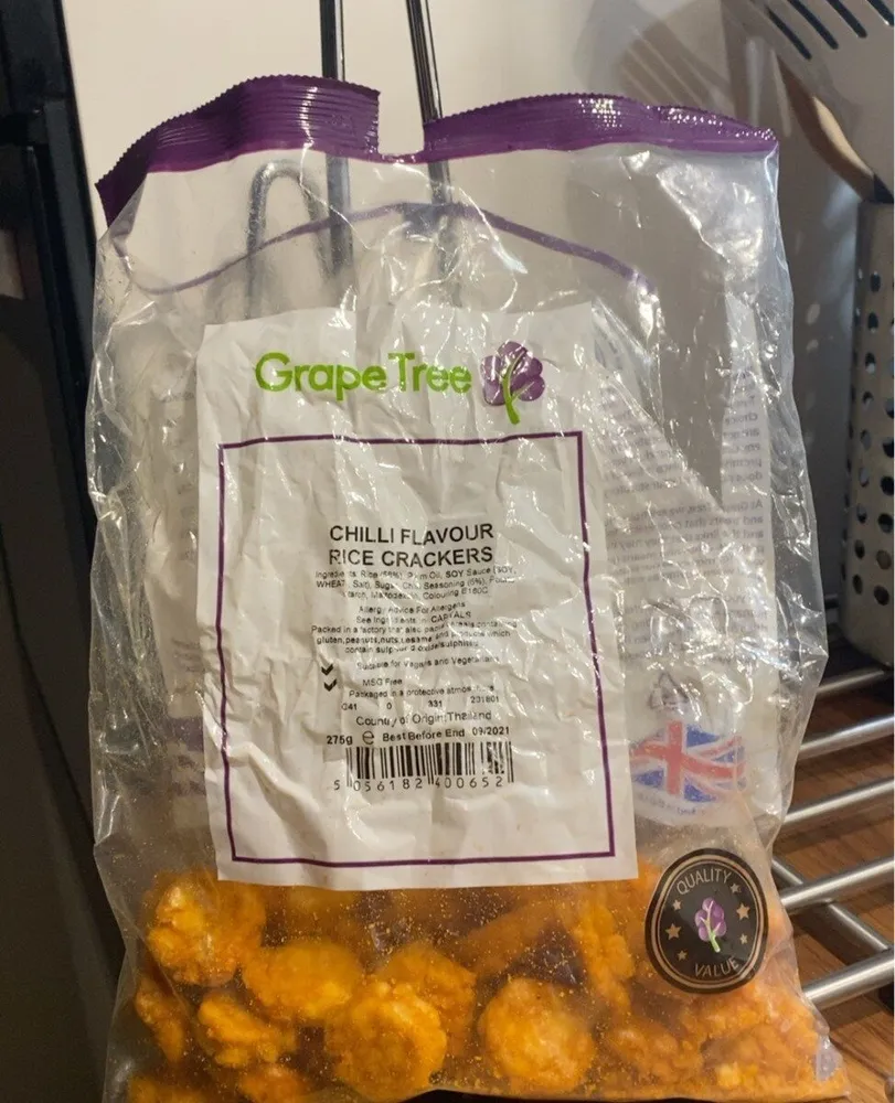 Chilli Flavour Rice Crackers