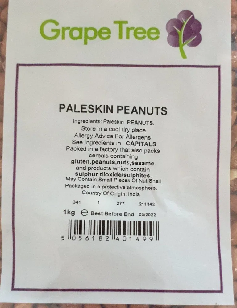 Paleskin peanuts