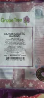 Carob coated raisins