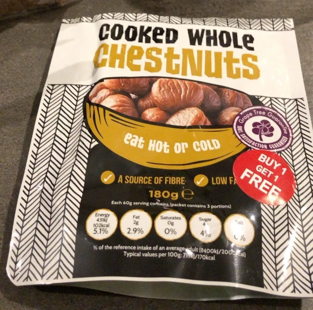 Cooked whole chestnuts