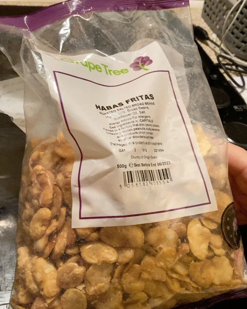 Habas fritas