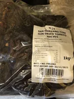 San Marzano Type Sun Dried Tomato Halves