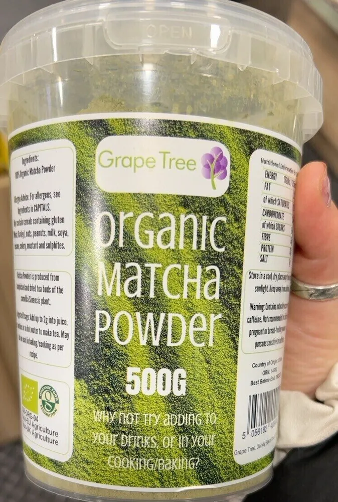 Organic matcha powder