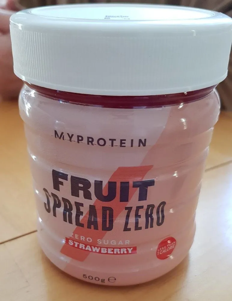 Confiture fraise zéro