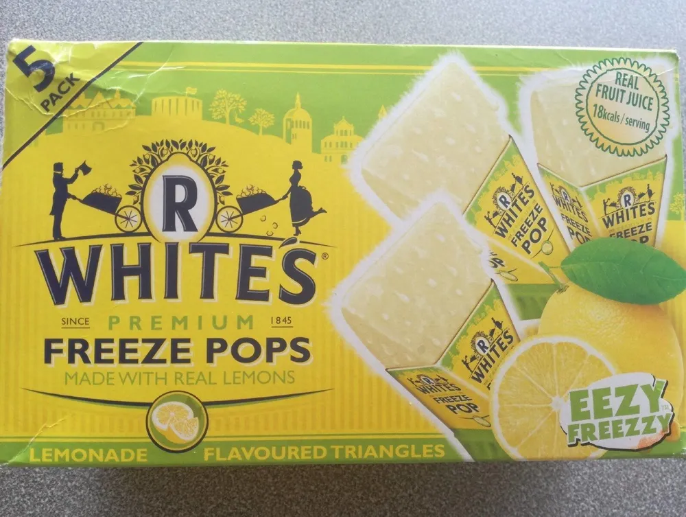 R Whites Freeze Pops Lemon