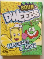 Sour DWEEBS candy lemonade and apple imp