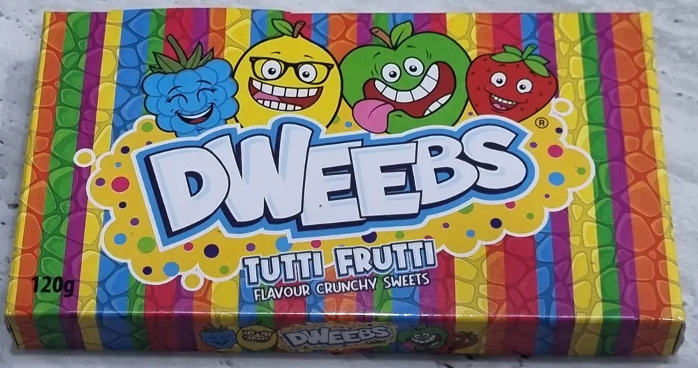 Dweebs Tutti Frutti Flavour Crunchy Sweets