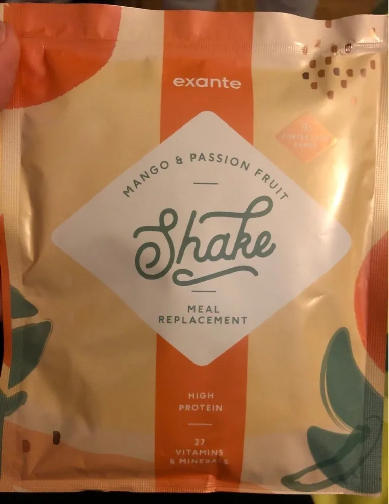Mango& pasion fruit shake