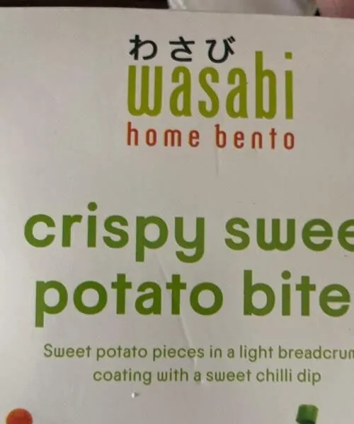 Crispy sweet potato bites
