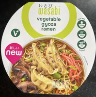 wasabi vegetable gyoza ramen
