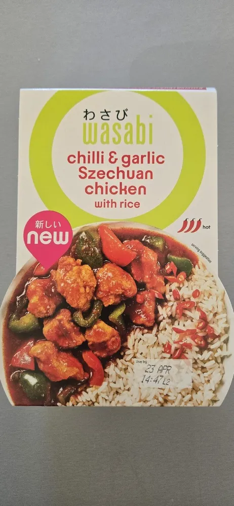 Chili & Garlic Szechuan Chicken With Rice