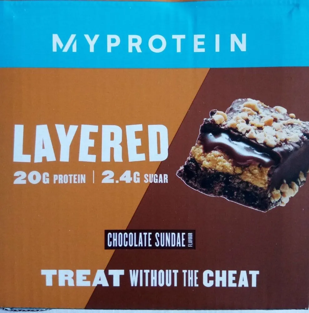 Layered chocolate sundae