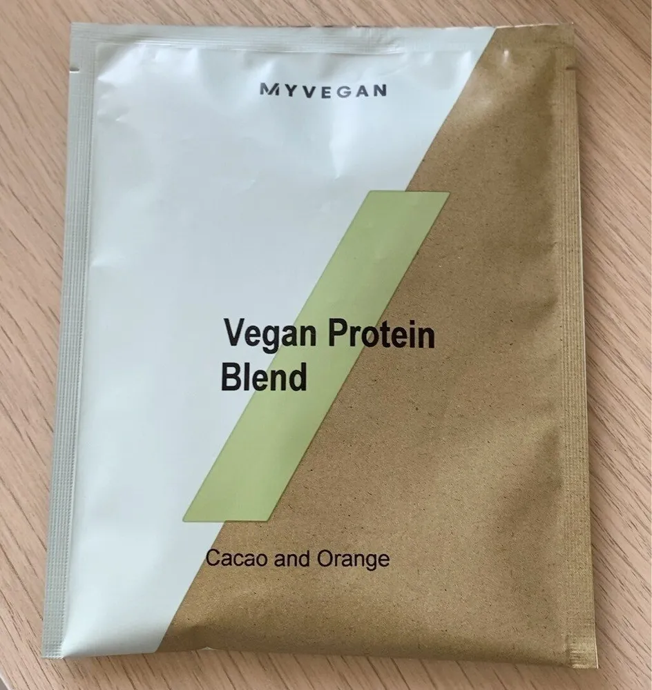 Vegan protein blend cacao and orange