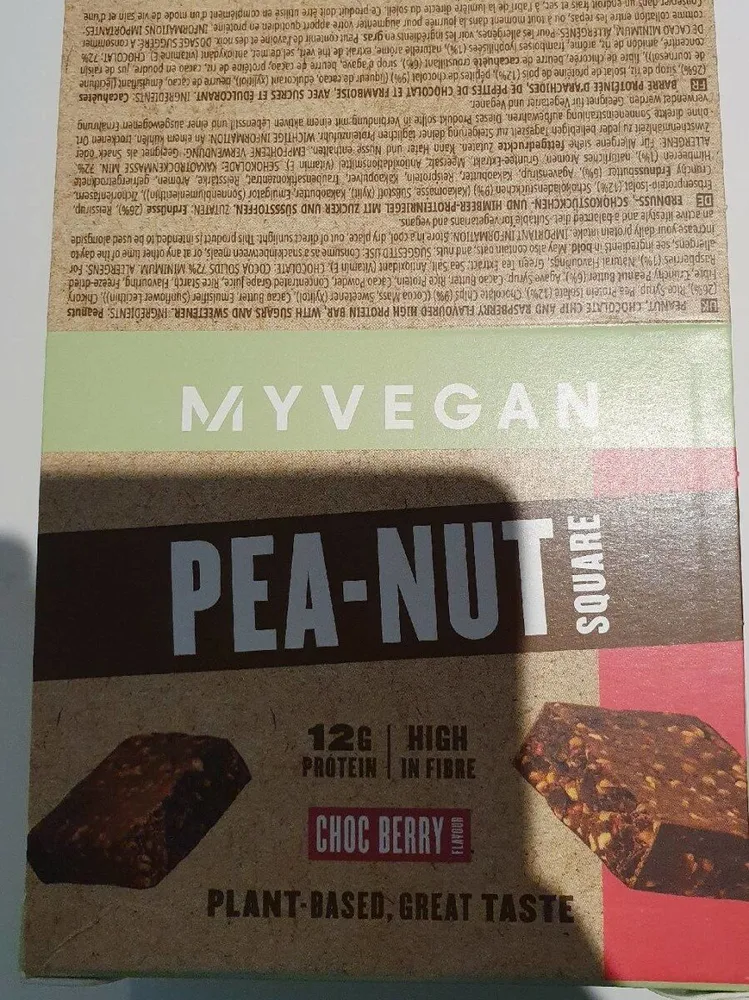 Pea-nut Square (Choc Berry)