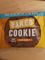 My protein backed cookie salted caramel