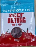 Beef biltong