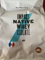 Impact Native Whey isolate Natural Chocolate